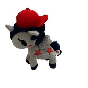 TOKIDOKI LOS ANGELES ANGELS UNICORNO MASCOT PLUSH 8" 2014 Stuffed Toy Bleachers